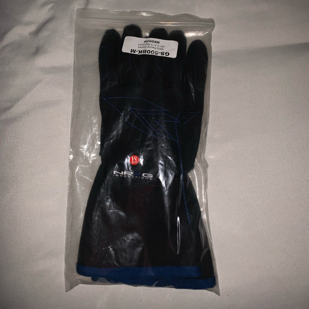 NRG GS-500BK RACING GLOVES